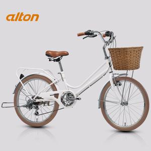 2025 알톤 클래식 2207 시마노 7단 22인치 여성용 바구니 자전거