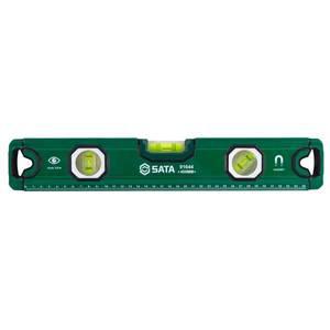 사타 광폭 고강도 자석 수평자 400mm 91644 수평대 설비