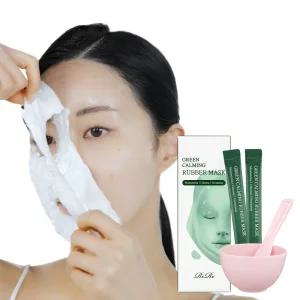 그린 카밍 러버 모델링팩 마스크 10개입+믹싱볼