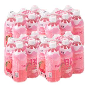 배스킨라빈스 피치 요거트 과즙워터 500ml 24개
