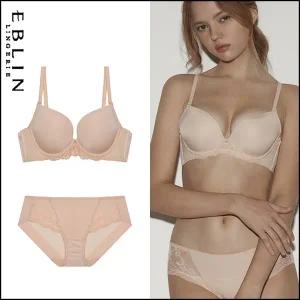 [EBLIN] 헴팬티세트 솔리드 와이어  베이지  EBBRFA228H_P381030405