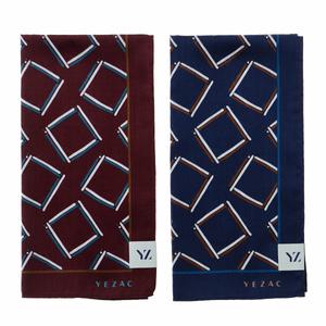 [대구백화점] [예작]기하학 패턴 코튼 100 손수건(YJEXFA064)