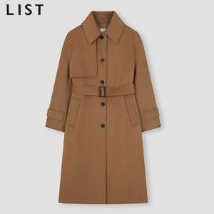 [리스트(LIST)] 울 클래식 핸드메이드 맥 코트 (택가격: 678000원)