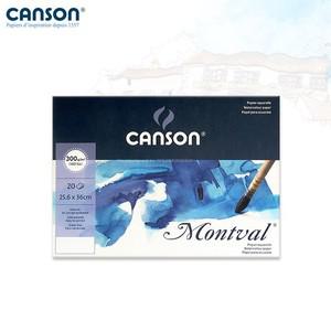 캔손 몽발 수채패드 300g 25.6x36 8절 20매입 1면제본 중목 8절스케치북