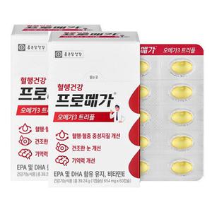 종근당건강 프로메가 오메가3 트리플 60캡슐, 2개