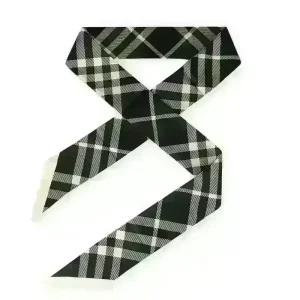 디몬트 버버리 여성 빈티지 라지 체크 실크 스키니 스카프(블랙) 8094701