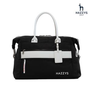 2025년 헤지스골프 남여공용 골프백 보스턴백 화이트블랙 HZBB-008M