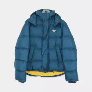 프라다 삼각로고 리나일론 후드 패딩 남성 자켓 SGC699 1WQ9 F0AFC