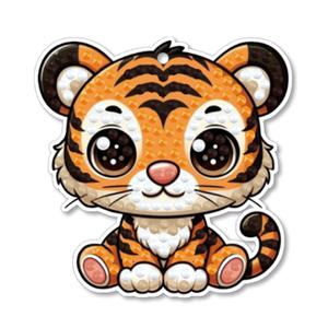 DIY 보석십자수 12간지 호랑이 키링