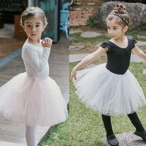 [보리보리/리틀맘]유아 발레튜튜 발레복 분리형 치마 초등학생 주니어발레복