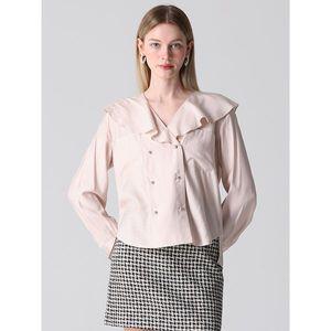 [리스트]러플 칼라 더블 블라우스  택가격  168000원 _P387030722