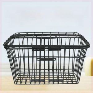 자전거 철제 바스켓 전동 스쿠터 고정식 장보기 헬멧 오토바이