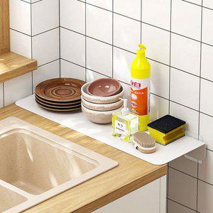 [제이라이프]로엘 주방 욕실 싱크대 틈새 선반 철제 세탁기 정리 무타공 수납장 정리함