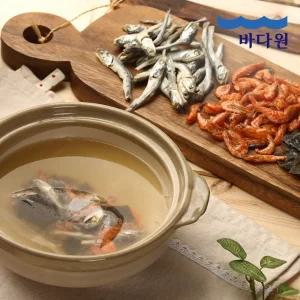 [바다원] 야채국물용팩 300g+간편국물용팩 90g 육수팩 국물요리