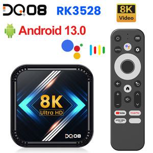 스마트 TV 박스 안드로이드 13 쿼드 코어 Cortex A53 브라켓 8K 비디오 4K 60fps HDR10 2.4 5G 듀얼 와이파