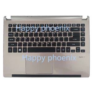 ACER 아스파이어 V ZQK V5-472G V5-473 V5-452G 432 교체용 노트북 액세서리 키보드 터치패드 골든