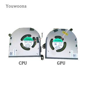 델 XPS 15 노트북 CPU GPU 냉각 FAN 9500 9510 9520 정밀 5550 5560 5570