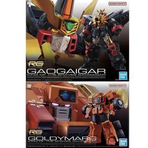 반다이 진짜 RG 브레이브스 왕 가오가이가 골드야마르 가오가이가 애니메이션 액션 피규어, 소장용 조립 모