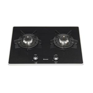 [롯데백화점]린나이 린나이 2구 빌트인 가스쿡탑 블랙펄 RBR-P2501D[케이스미포함]