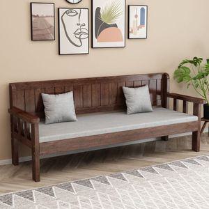 원목소파 3인 나무 벤치 거실 딱딱한 평상형