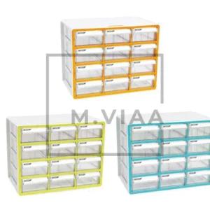 엠비아5 카파맥스 스마트 정리함 12칸 3종 택1 사무용품서랍장 비품정리함 사무용품수납함 비품함 DIY케이