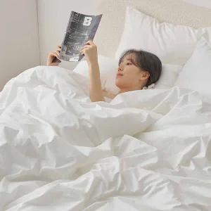 [보리보리/아망떼]수퍼코튼 60수 고밀도 순면 홑겹/누빔이불커버 SS/Q/K 8color