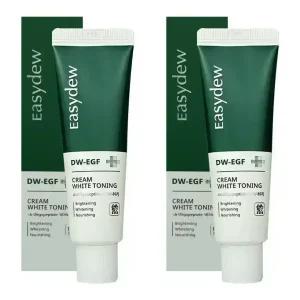 이지듀 DW EGF 크림 화이트 토닝 50ml 2개세트 기미 재생크림