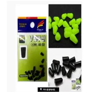 쿠션 고무 찌스토퍼 V형 쿠션 민물 낚시 반유동 채비