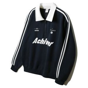 앨빈클로 ACHIVER 트랙 카라넥 오버핏 맨투맨 MAR929 (4 COLOR)