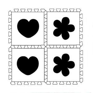 [MELK61MQ_52GO]디케이 안전 꽃발바닥 퍼즐매트(화이트)