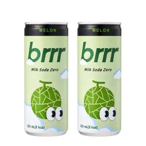 부르르 밀크소다제로 메론 250ml X 30캔 소비기한 26년 2월