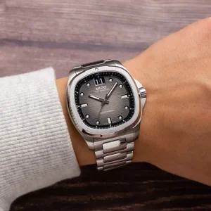 미도 시계 멀티포트 TV 그레이 메탈 오토매틱 백화점AS