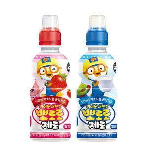 뽀로로 제로 밀크맛12개 딸기맛12개 235ml 24개
