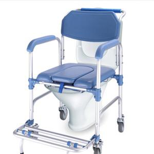 환자이동식좌변기 노인대변기 샤워의자 바퀴 휠체어