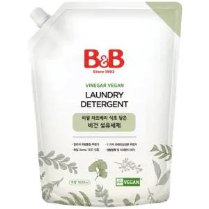 비앤비 비건 무향 유아 세탁 섬유세제 1500ml (리필형)