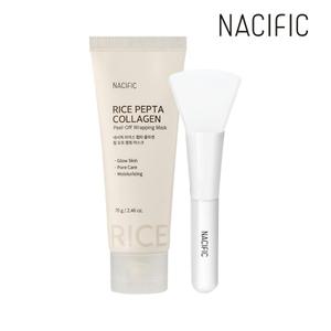 네시픽 라이스 펩타 콜라겐 필 오프 랩핑 마스크 70g x2개