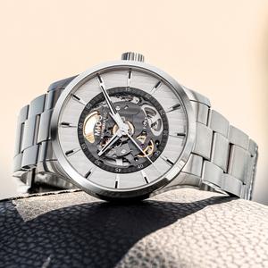 미도 멀티포트 스켈레톤 버티고 오토매틱 남성 메탈시계 M038.436.11.031.00