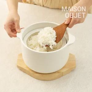 윤도자기 저당밥솥 세트 전자레인지용 다이어트 당뇨 자취템