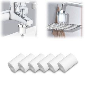 네츄럴 클린 욕실수전 샤워기 정수 리필 필터(6개) 샤워 기 필터 녹물 수돗물 해바라기