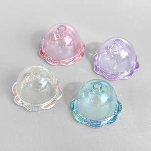 비즈아이 [6650-01]아크릴통과형 해파리 오로라 24x15.5mm ,1개