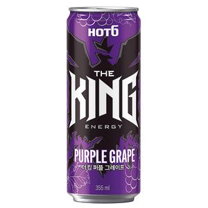 핫식스 더 킹 퍼플 그레이프 355ml 24캔