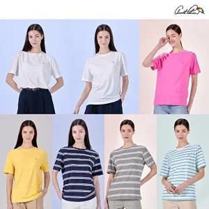 [아놀드파마](기획특가) 아놀드파마 여성 코튼 블렌디드 반팔 티셔츠 (7종)