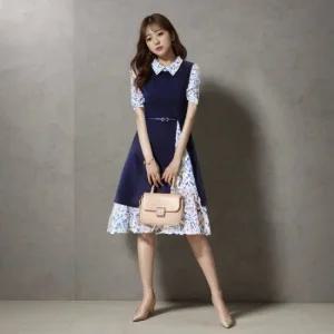 [더블린] 쟌느 쉬폰 벨트 원피스