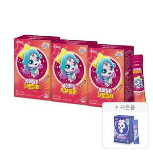 락피도 몸이튼튼 철분젤리 15포, 3개 + 증정( 아이반짝빌베리젤리(시즌5) 15g ,15포 )