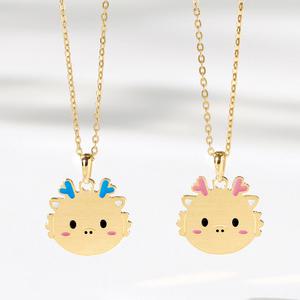 골드팡 14k/18k 꼬물이용용 미아방지 목걸이