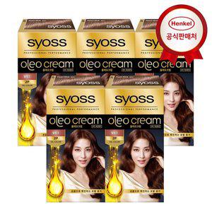 갤러리아 사이오스 올레오크림 새치염색약 2-P 펄핑크 x 5개