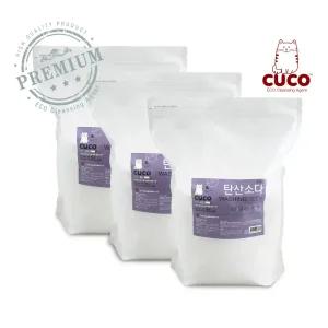 한내음 CUCO 탄산소다 5kg X 3개 프리미엄 미국산 워싱소다 빨래냄새 제거