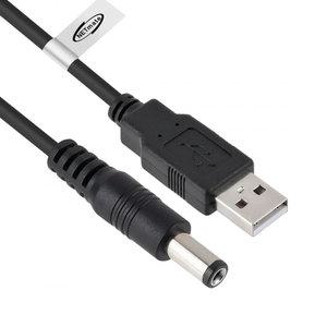 24W USB 전원케이블 USB to DC 5V 5.5 x 2.1 전원선 1m