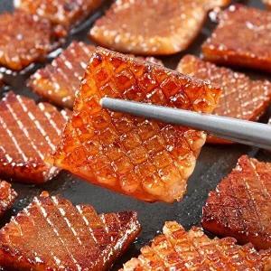 [마녀바스켓][T][마녀바스켓] 쫄깃쫄깃 국내산 벌집 돼지껍데기 500g x 4팩