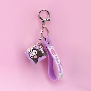 산리오 큐브키링 쿠로미 키홀더